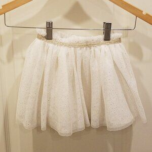 3T Toddler Gold Glitter Skirt